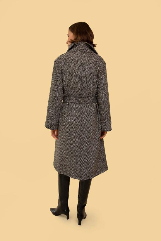  Whimsy + Row 트렌치 코트 윔지 + 로우 에밀리아 코트 블랙/화이트 - OTHER BRANDS