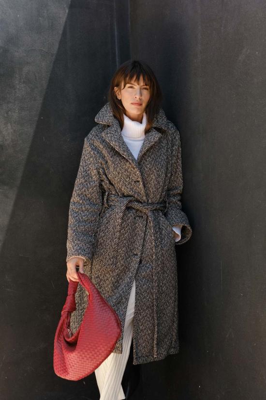  Whimsy + Row 트렌치 코트 윔지 + 로우 에밀리아 코트 블랙/화이트 - OTHER BRANDS