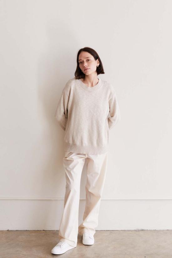  잇이즈웰 LA 스웨터 잇 이즈 웰 L.A. 보이프렌드 크루넥