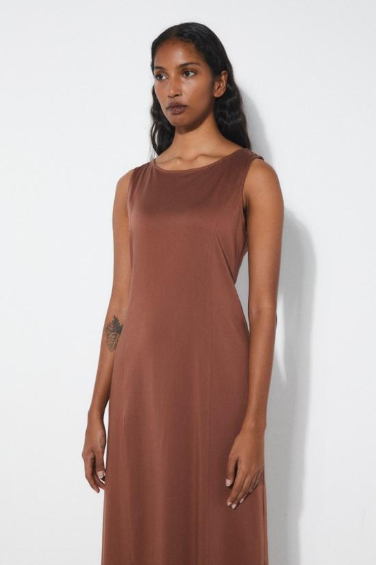  리타 롱 원피스 로우 제로 드레스 - RITA