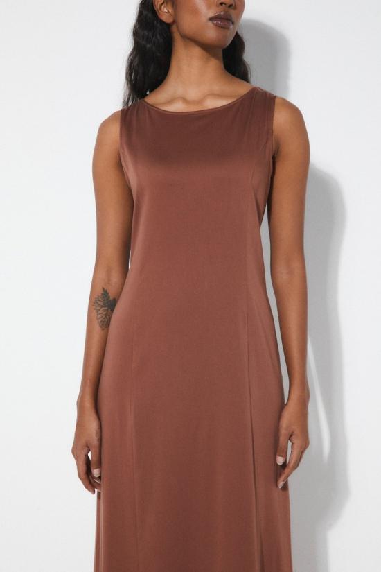  리타 롱 원피스 로우 제로 드레스 - RITA