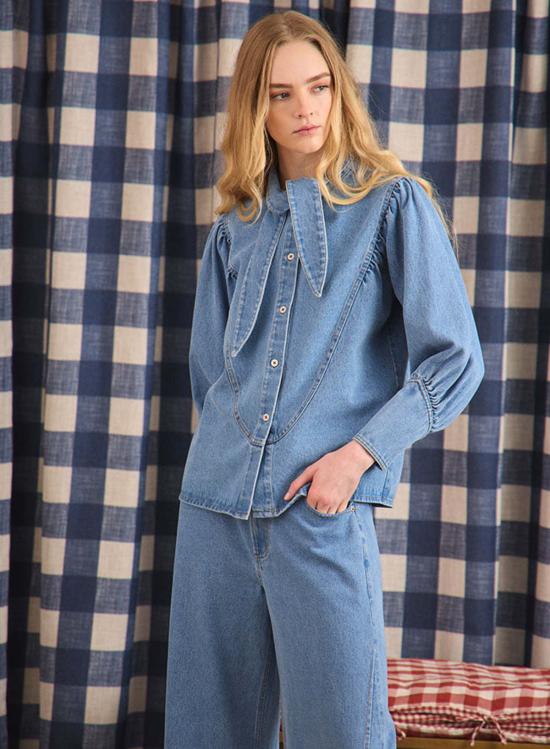  Hunter Bell NYC 데님 셔츠 헌터벨 NYC 오데사 셔츠 빈티지 데님 - OTHER BRANDS