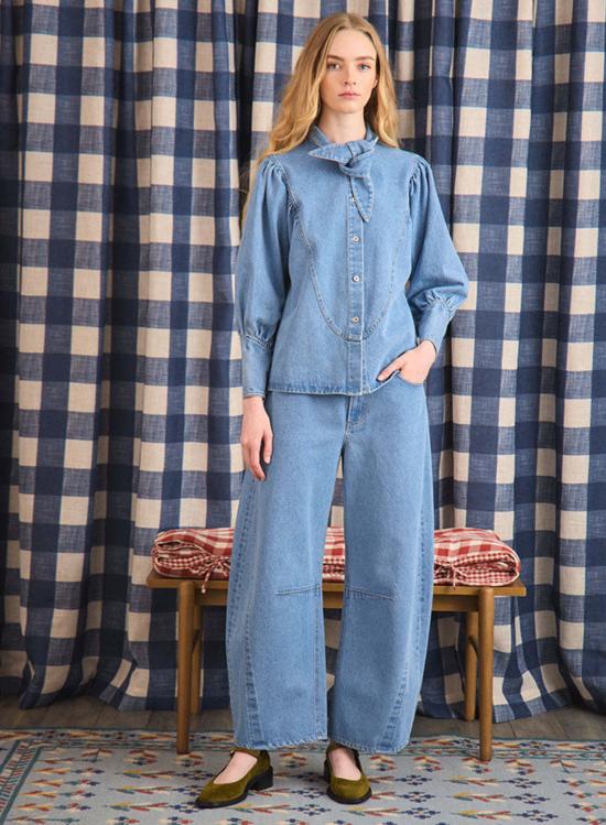  Hunter Bell NYC 데님 셔츠 헌터벨 NYC 오데사 셔츠 빈티지 데님 - OTHER BRANDS