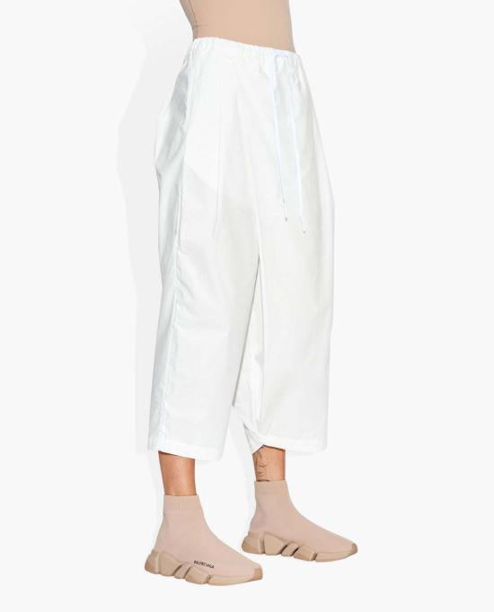 THE CELECT 크롭 팬츠 셀렉트 크로스오버 팬츠 화이트 - OTHER BRANDS
