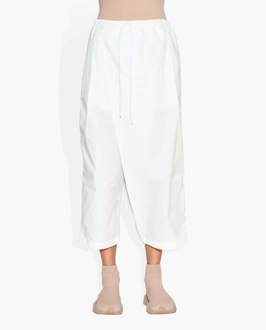  THE CELECT 크롭 팬츠 셀렉트 크로스오버 팬츠 화이트 - OTHER BRANDS