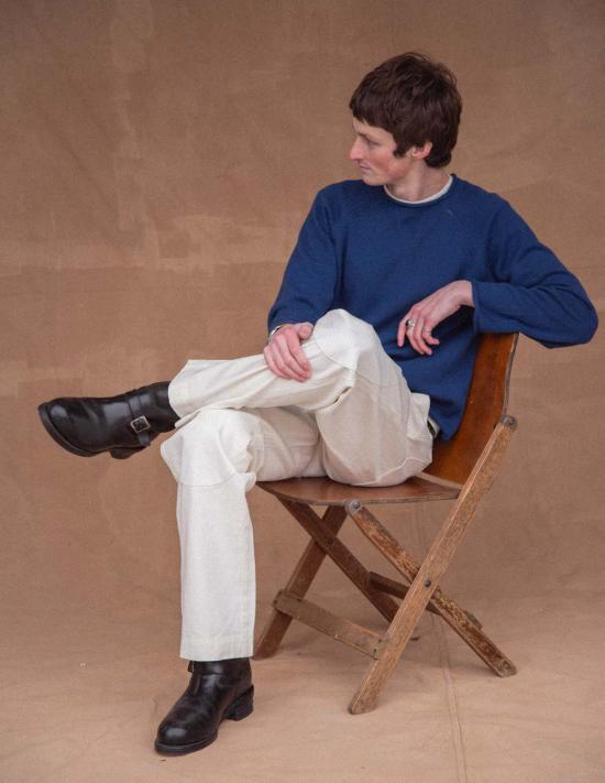  Sønderhaus 수트 팬츠 Donovan 트라우저 그린/화이트 - OTHER BRANDS