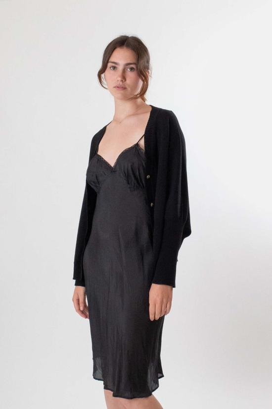  Erica Tanov 가디건 에리카 타노프 피마 코튼 박스  블랙 - OTHER BRANDS