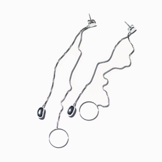  밍유왕 이어링 밍위왕 스윙  (로듐/실버) - MING YU WANG