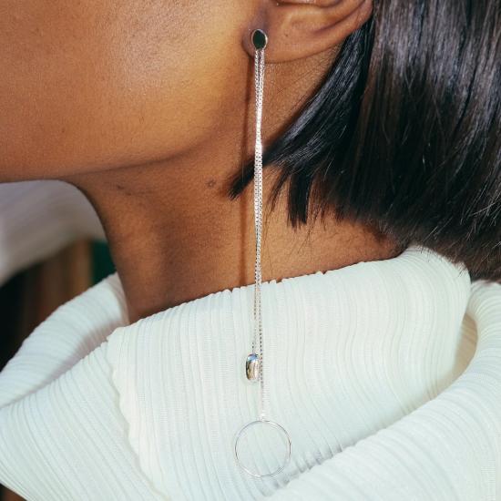  밍유왕 이어링 밍위왕 스윙  (로듐/실버) - MING YU WANG