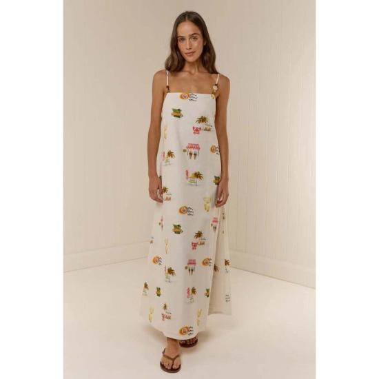  Palm Noosa 롱 원피스 팜 누사 하이디 드레스 트로피카나 - OTHER BRANDS