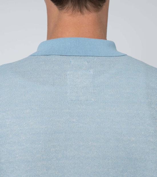  나나미카 폴로 티셔츠 폴로 스웨터 색소폰 - NANAMICA