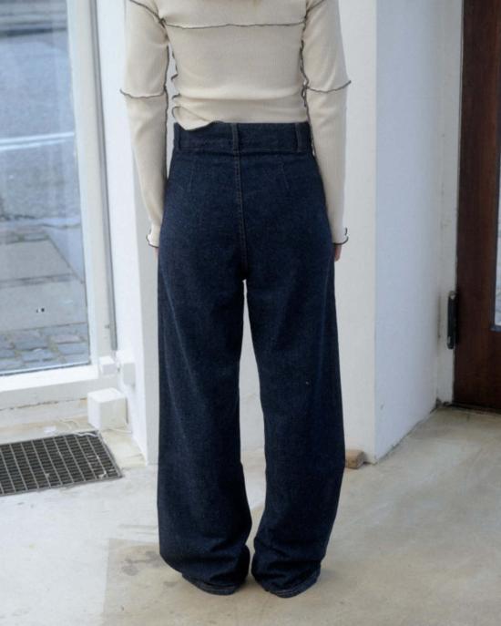  베이스레인지 데님 팬츠 나발로 팬츠 - BASERANGE