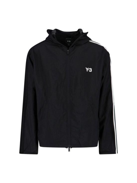  와이쓰리 자켓 Y 3 후드 지퍼 재킷 블랙