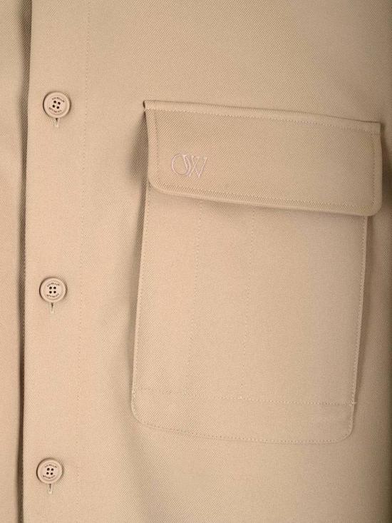  오프화이트 자켓 오버셔츠 베이지 - OFF WHITE