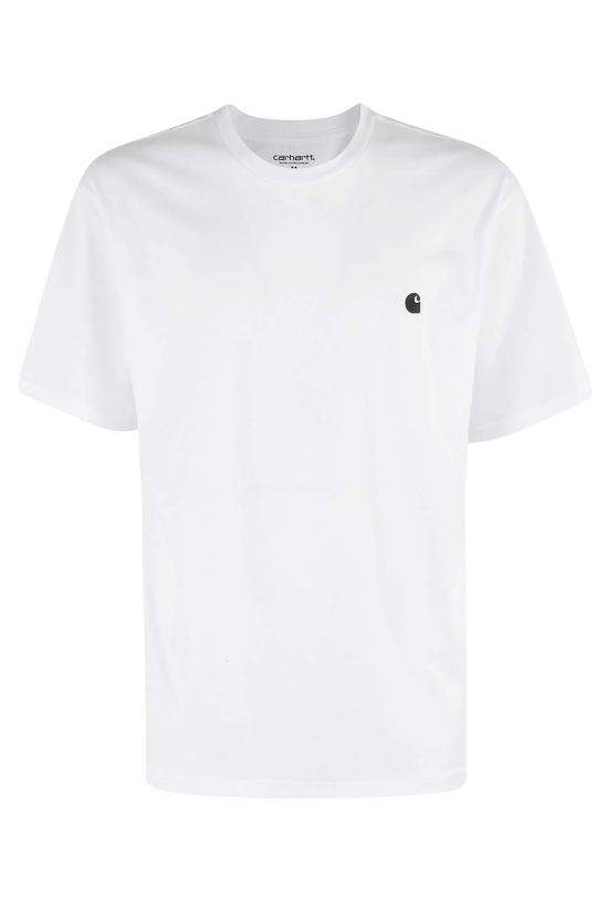  칼하트 반팔 티셔츠 카하트 WIP SS 매디슨 티셔츠 화이트