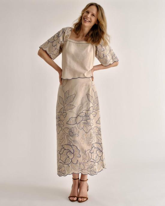  카르톨리나 블라우스 브린 탑 - CARTOLINA