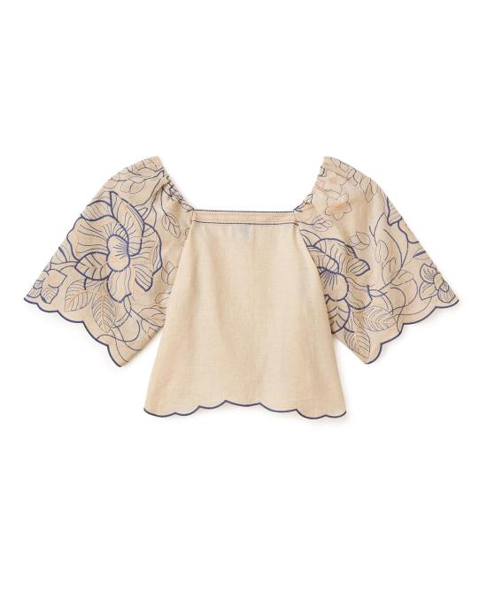  카르톨리나 블라우스 브린 탑 - CARTOLINA