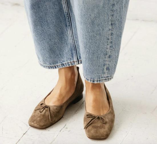  로컬 셰이드 플랫 슈즈 데미 발레 플랫 - LOCAL SHADE