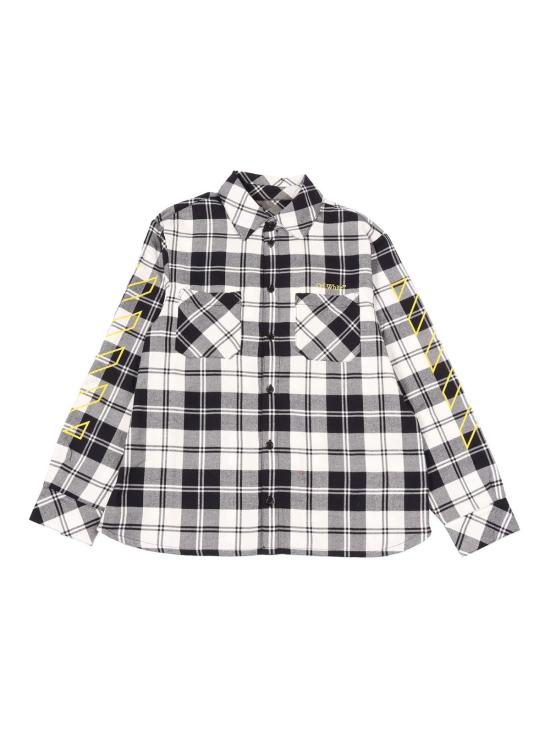  [키즈] 오프화이트 탑 키즈 오프 화이트 북키쉬 디아그 플랜 셔츠 화이트