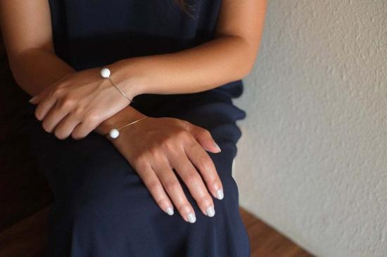  주주메이드 팔찌 도자기 진주 - JUJUMADE