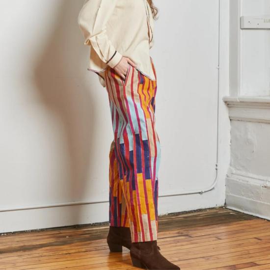  RUJUTA SHETH 스트레이트 팬츠 루주타 셰스 빌리 팬트