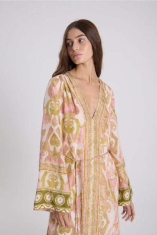  마리아 셰르 롱 원피스 델랜시 앤 롱 드레스 핑크 바이브 - MARIA CHER