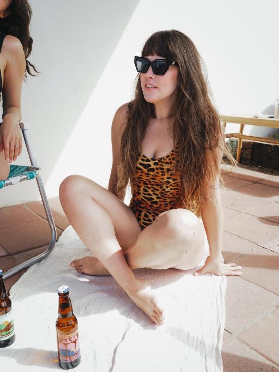  Minnow Bathers 원피스 수영복 미노우 바더스 마이요 수영복 레오파드