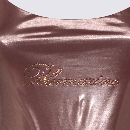  블루마린 원피스 수영복 브론즈  커버업 너츠 - BLUMARINE