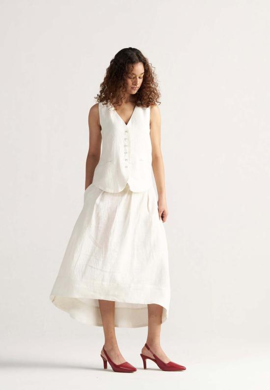  이키비 베스트 애프터눈 어페어 코디 세트 오프 화이트