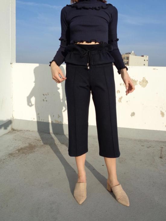  DÉSIRÉEKLEIN 크롭 팬츠 데지르에클레인 오리올 팬츠 - OTHER BRANDS