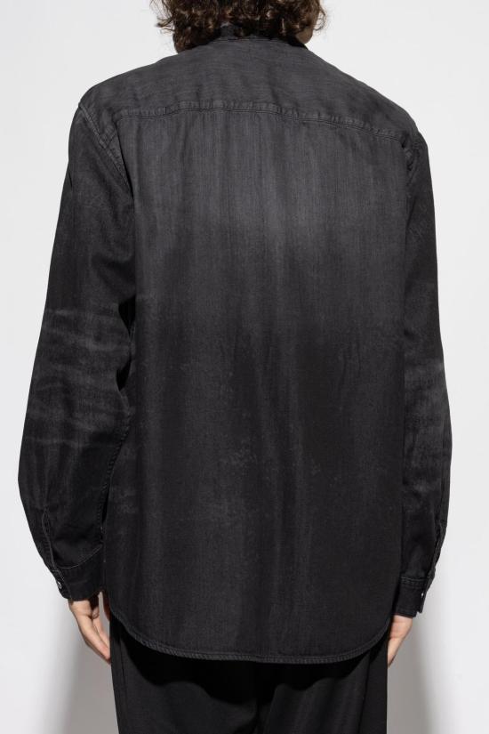  디젤 긴팔 셔츠 D 심플리 피쉬 셔츠 블랙/데님 - DIESEL