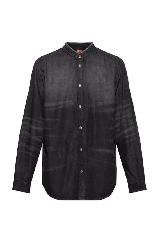  디젤 긴팔 셔츠 D 심플리 피쉬 셔츠 블랙/데님