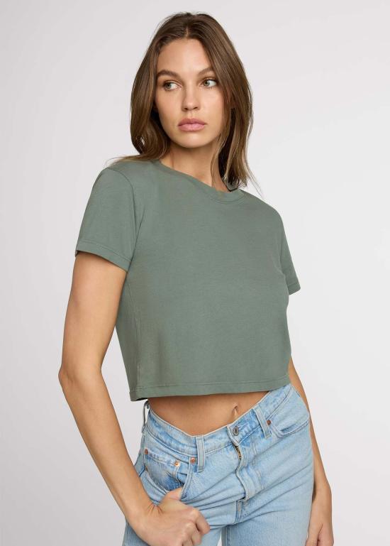  더 스탠다드 스티치 민소매 티셔츠 스탠다드 스티치 크롭탑 타임 - THE STANDARD STITCH