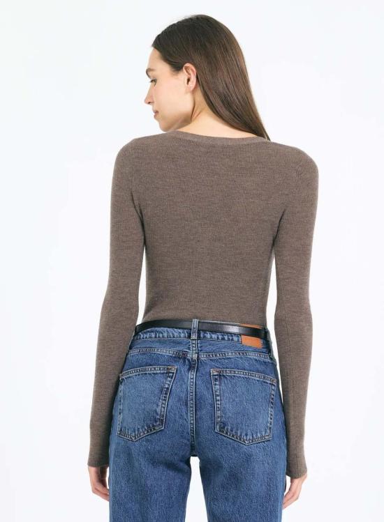  ONE GREY DAY 반팔 티셔츠 원 그레이 데이 브리스톨 메리노 헨리 허스크 - OTHER BRANDS