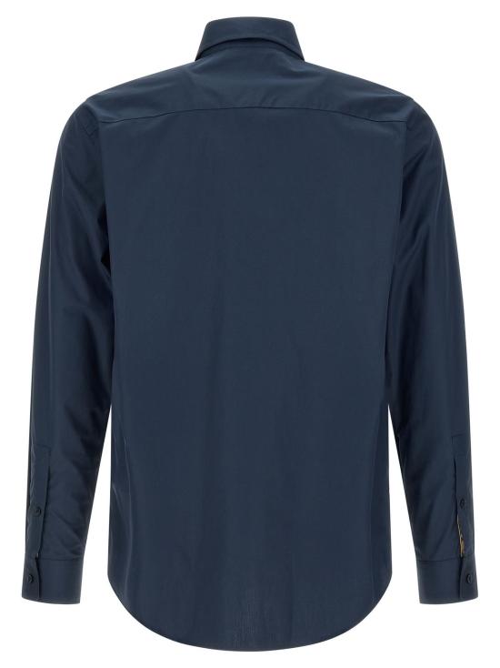  버버리 긴팔 셔츠 샘  블루 - BURBERRY