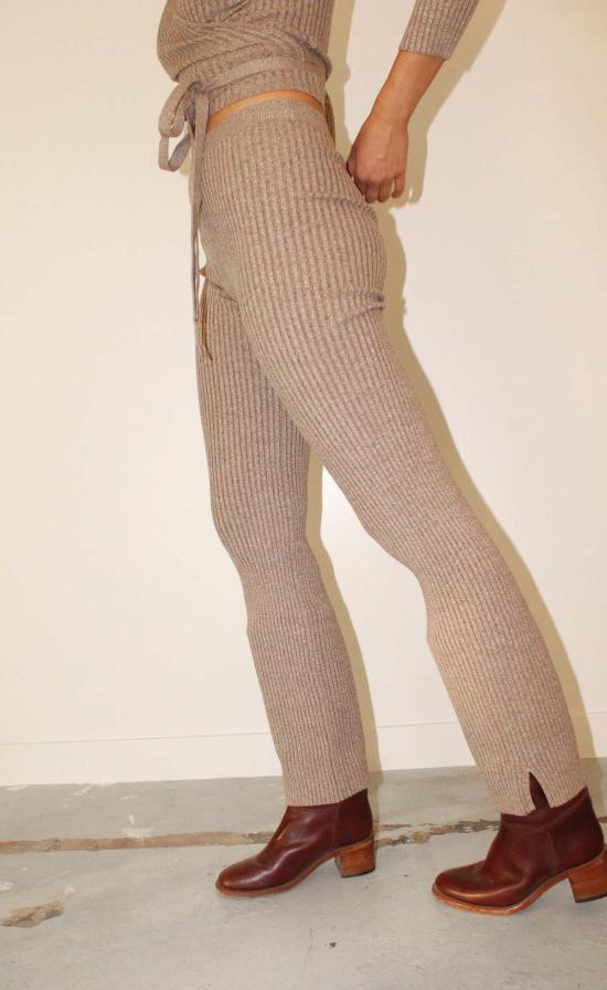  giu giu 스트레이트 팬츠 지우 지우 논나 팬츠 X 롱 팬츠 플로라 블러/에일리언/스톤/본/머드 - OTHER BRANDS