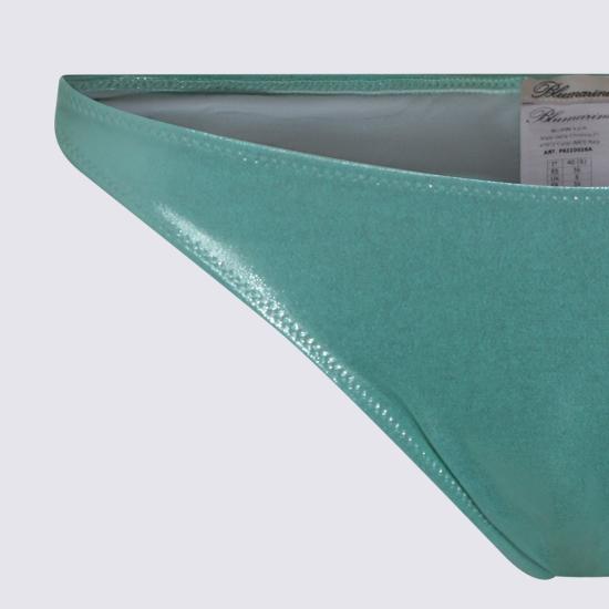  블루마린 비키니 수영복 슬립  커버업 파스텔 그린 - BLUMARINE