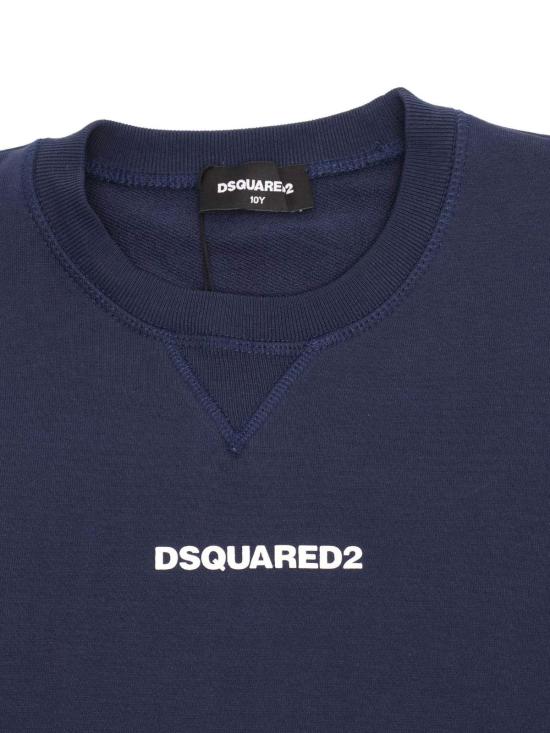  [키즈] 디스퀘어드2 풀오버 키즈 Dsquared2 스웨터 블루 - DSQUARED2