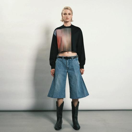  타나카 데님 숏팬츠 진 반바지