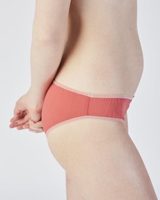  Botanica Workshop 팬티 보타니카 워크샵 플로라 스트레치 실크 비키니 브리프 카멜리아 색상 - OTHER BRANDS