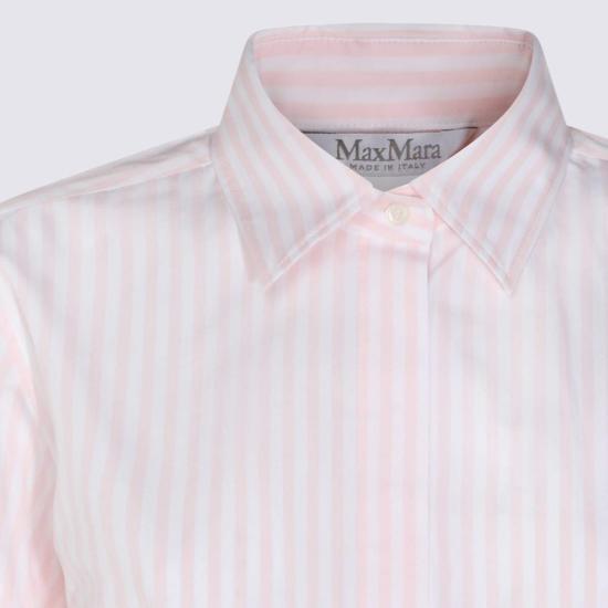  막스마라 긴팔 셔츠 막스 마라 핑크 코튼  핑크 - MAX MARA