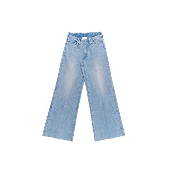  타나카 데님 팬츠 와이드 진 팬츠 애쉬 블리치 - TANAKA