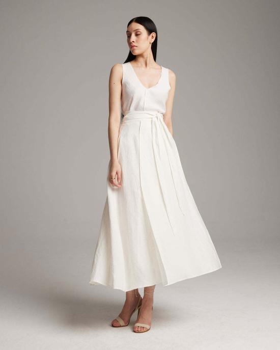  보즈 미디 스커트 Voz 버터플라이 랩 스커트 멀티 - VOZ