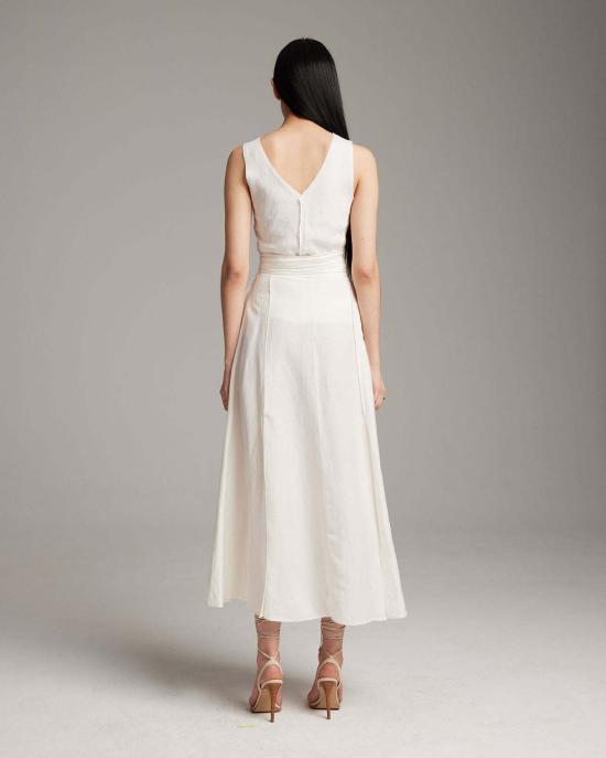  보즈 미디 스커트 Voz 버터플라이 랩 스커트 멀티 - VOZ