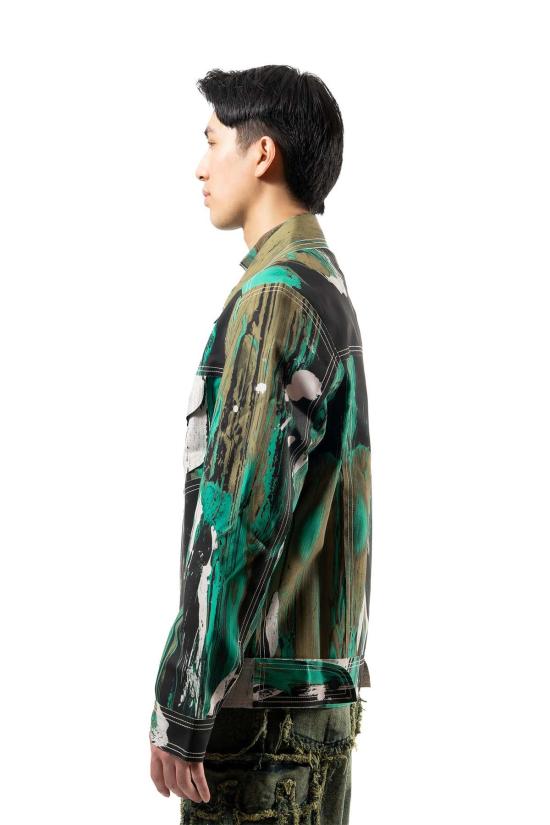  Dhruv Kapoor 자켓 드루브 카푸르 아트브러시 재킷 - OTHER BRANDS