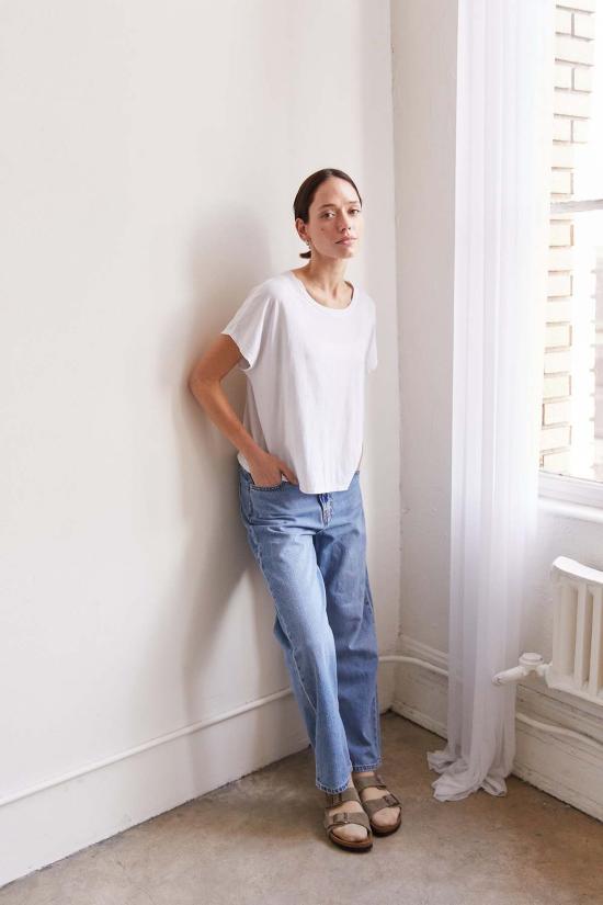  It Is Well L.A. 반팔 티셔츠 잇이즈웰 L.A. 오가닉 코튼 크루넥 박시 티셔츠 - OTHER BRANDS