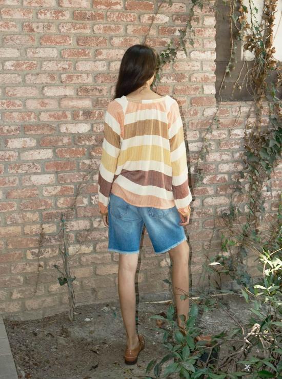  에이스 앤 지그 블라우스 에이스 & 지그 대릴 - ACE & JIG