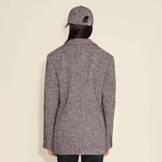  홀츠베일러 수트 자켓 홀즈와일러 에미 헤링본 블레이저 브라운 믹스 - HOLZWEILER