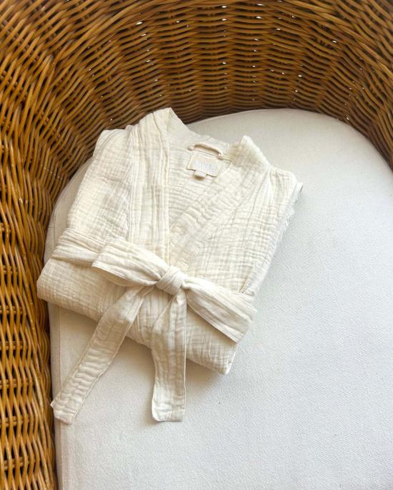  Honest Cotton 라운지 웨어 어니스트 코튼 코튼 로브 - HONEST COTTON