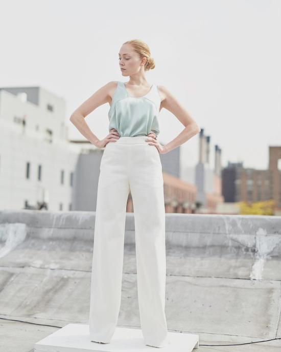  INGA-LENA 스트레이트 팬츠 잉가 레나 햄퍼스 팬츠 아이보리